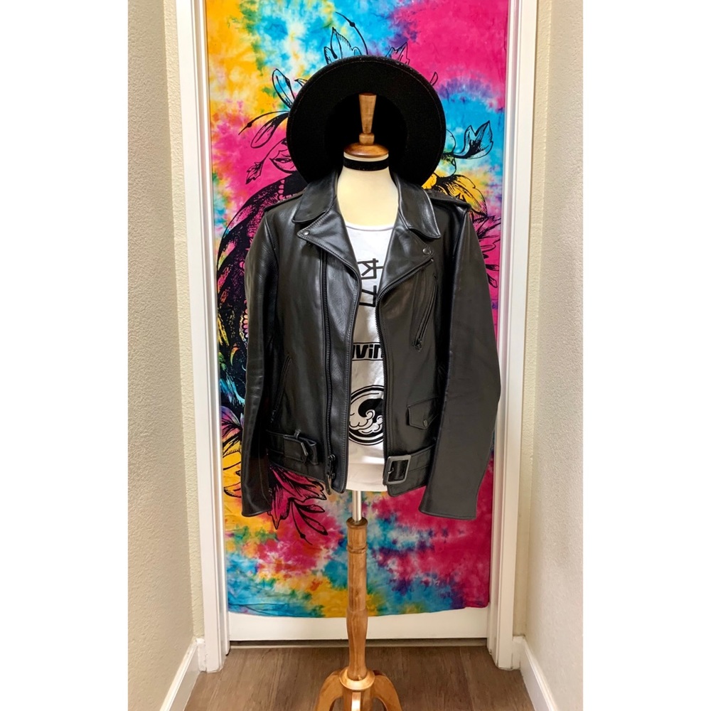 🌈 SOLD Fantastic SCHOTT PERFECTO leather jacket - Picture 1 of 9